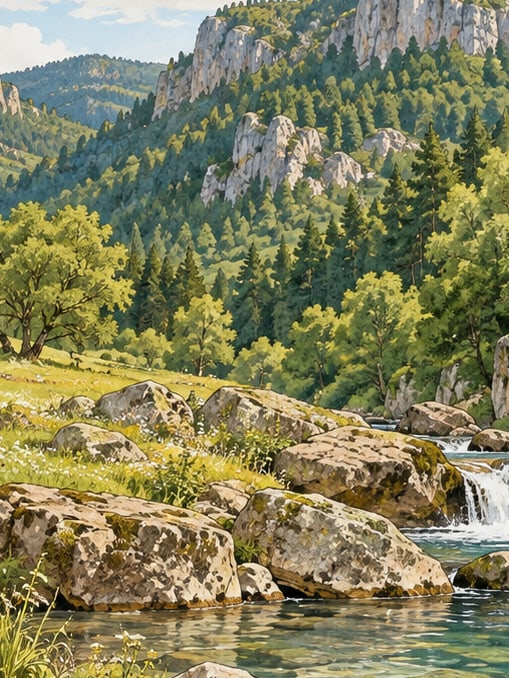 Ilustración: Parque Natural de Baklabostan, Karabük