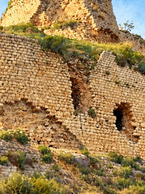 Ilustración: Castillo de Bakras, Hatay