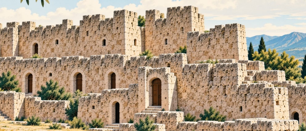 Bakras Castle çizimi, Hatay
