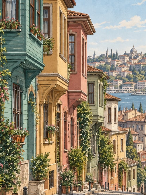 Ilustración: Balat, İstanbul
