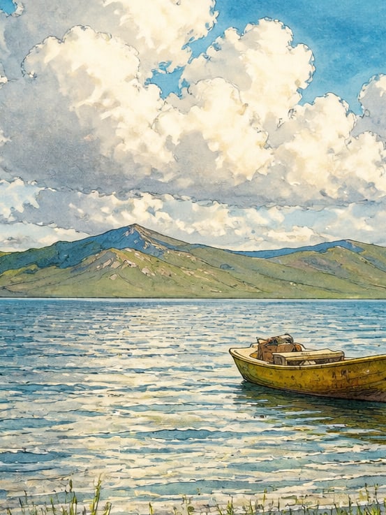 Fish Lake çizimi, Ağrı
