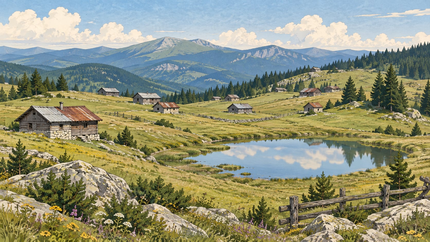 Balıklı Plateau çizimi, Düzce