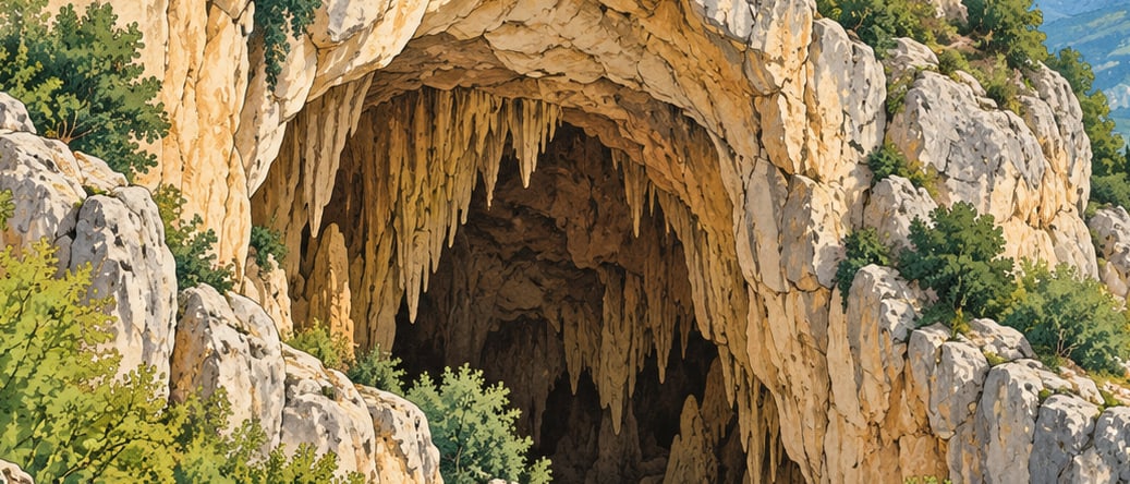 Ballıca Cave çizimi, Tokat
