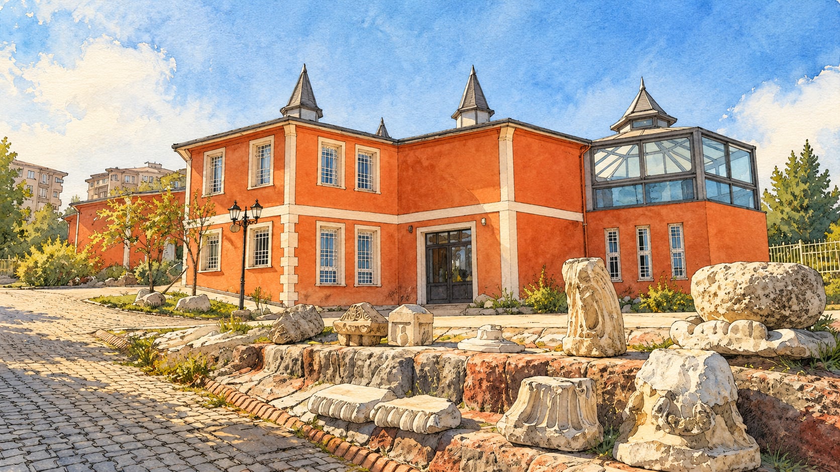 Bandırma Museum çizimi, Balıkesir