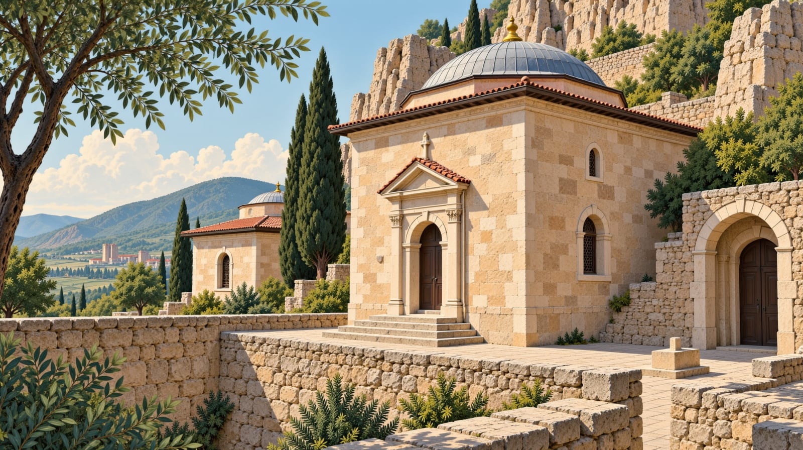 Barlaam Monastery çizimi, Hatay