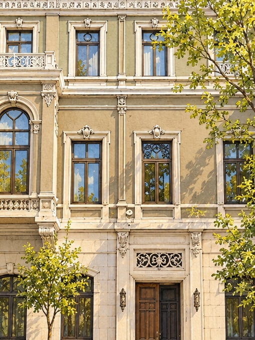 Ilustración: Museo Mustafa Kemal de Akaretler de la Dirección General de Fundaciones, İstanbul
