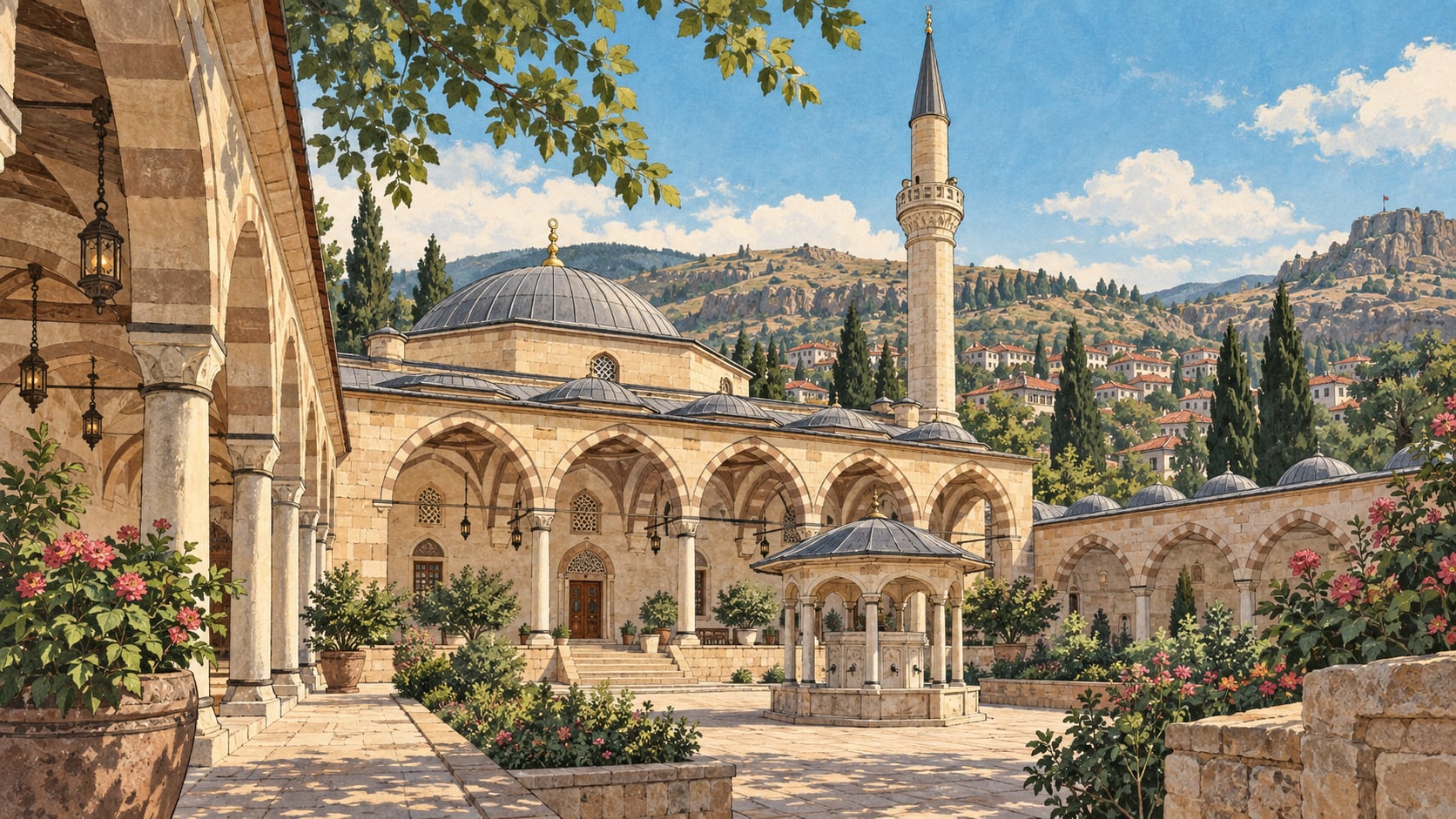 Başçavuşzade Mosque çizimi, Yozgat