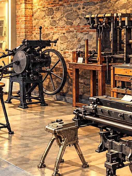 Ilustración: Museo de la Prensa, Bursa