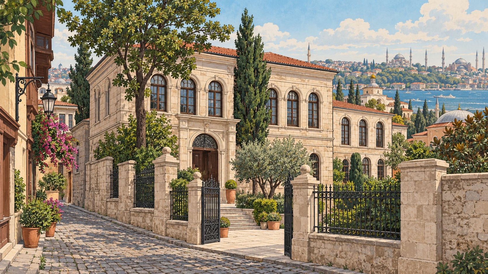 Press Museum çizimi, İstanbul