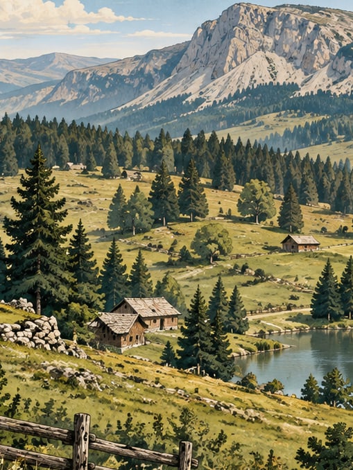 Ilustración: Meseta de Başkonuş, Kahramanmaraş