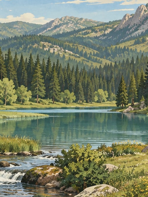 Ilustración: Parque Natural de Başpınar, Isparta