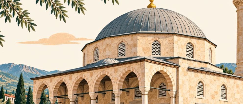 Bayezid Paşa Mosque çizimi, Amasya