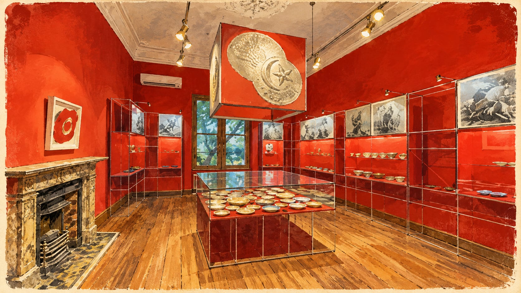 Flag Science and Turkish Flags Museum çizimi, İzmir