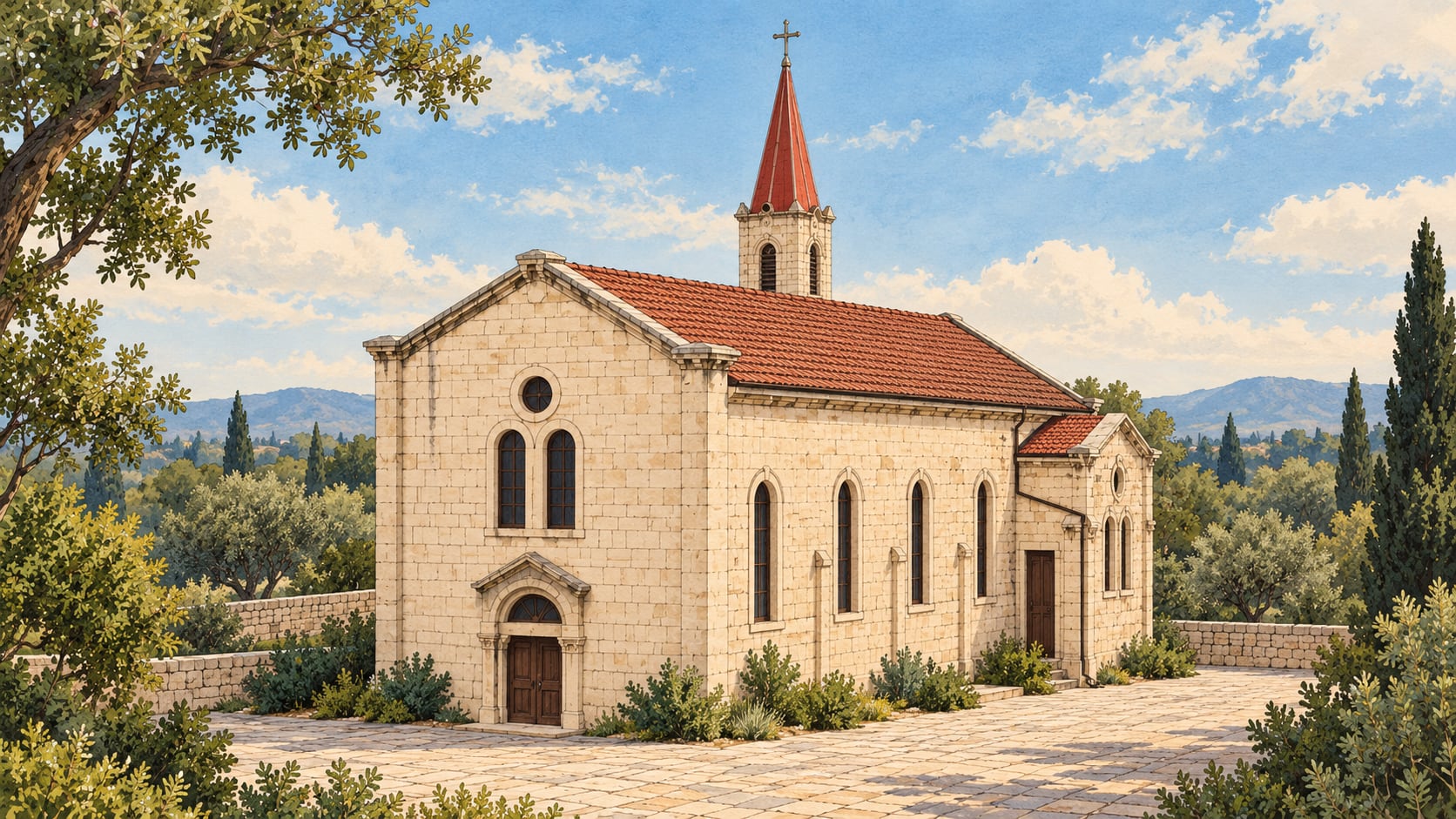 Bebekli Church çizimi, Adana