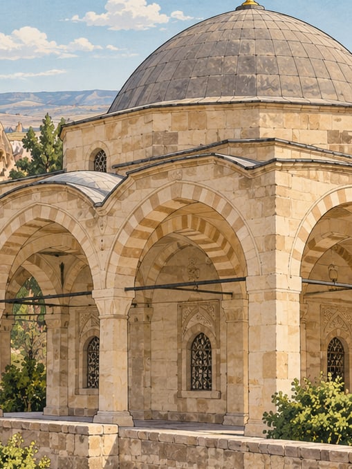 Ilustración: Mausoleo de Bektaş Efendi, Nevşehir