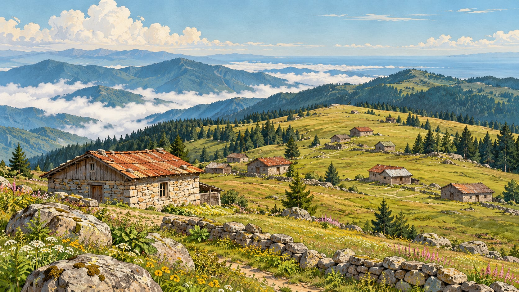 Bektaş Plateau çizimi, Giresun