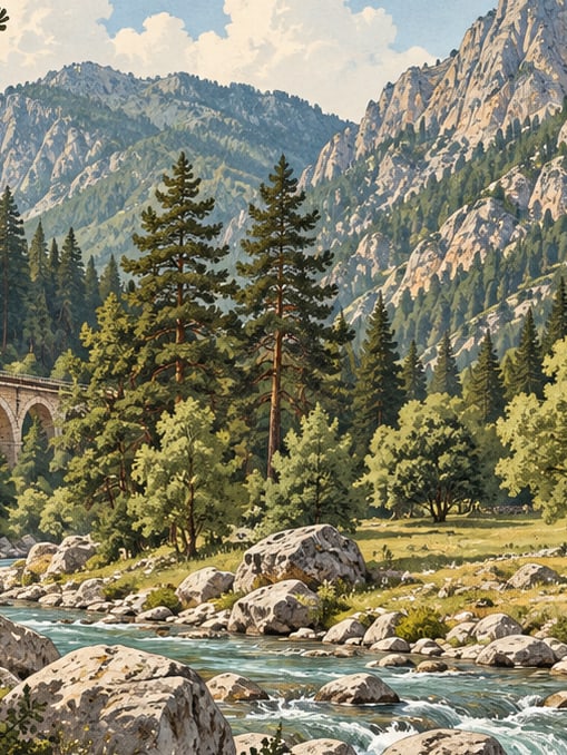 Ilustración: Parque Natural de Belemedik, Adana