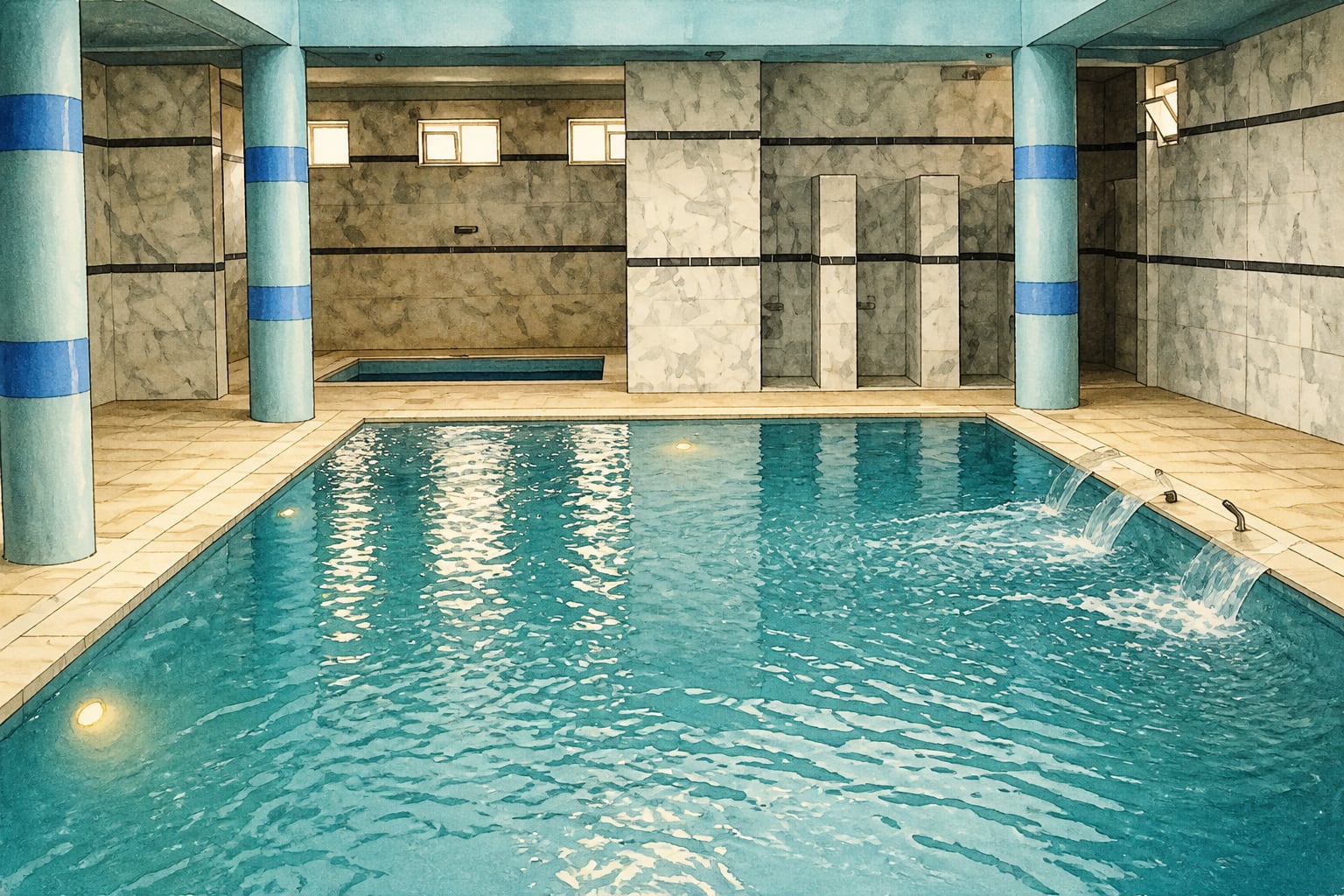 Belkıs Ana Hot Spring / Hısta Hot Spring çizimi, Şırnak