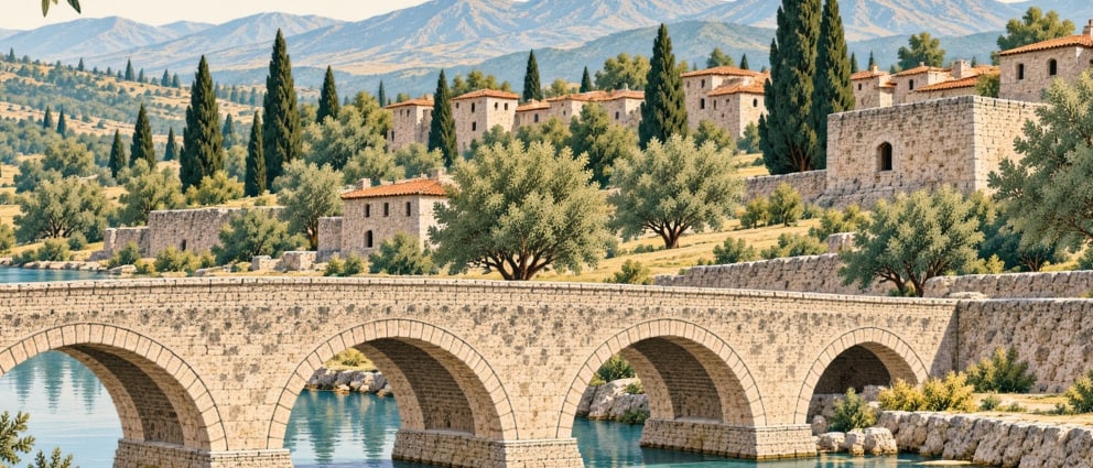 Bend-i Mahi Bridge çizimi, Van
