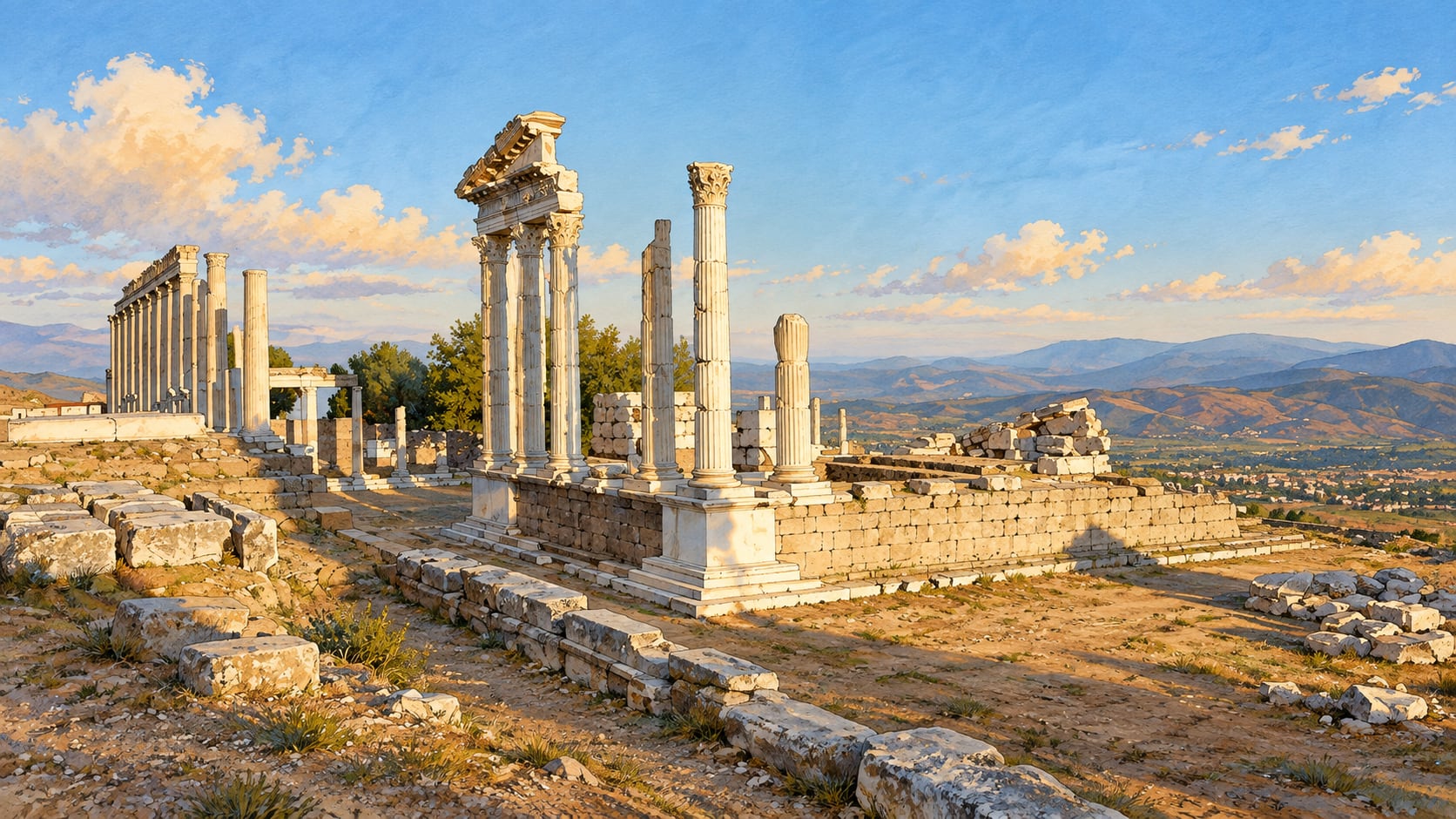 Pergamon and its Multi-Layered Cultural Landscape çizimi, İzmir