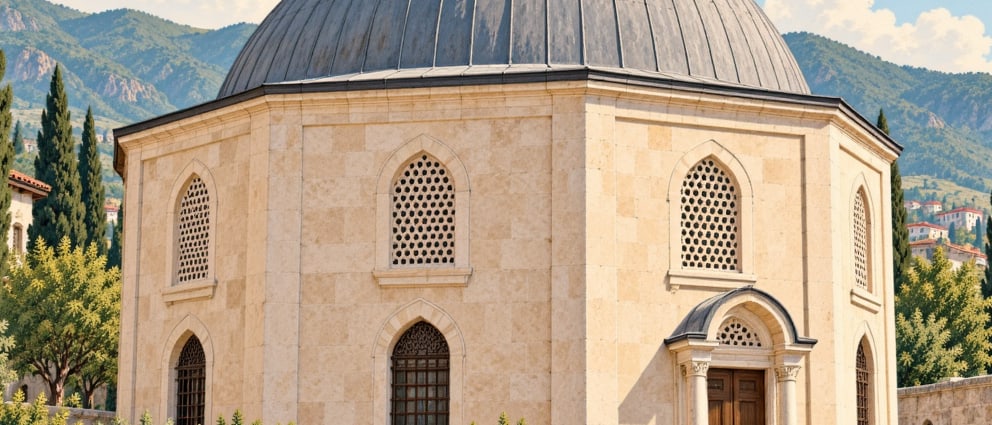 Beşir Ağa Tomb çizimi, İstanbul