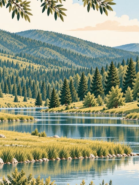 Ilustración: Parque Natural de Beşkayalar, Kocaeli