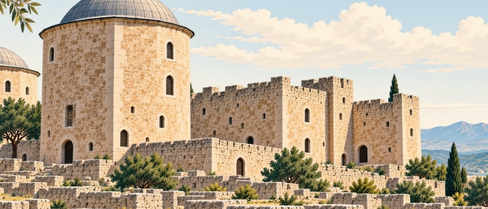 Besni Castle çizimi, Adıyaman