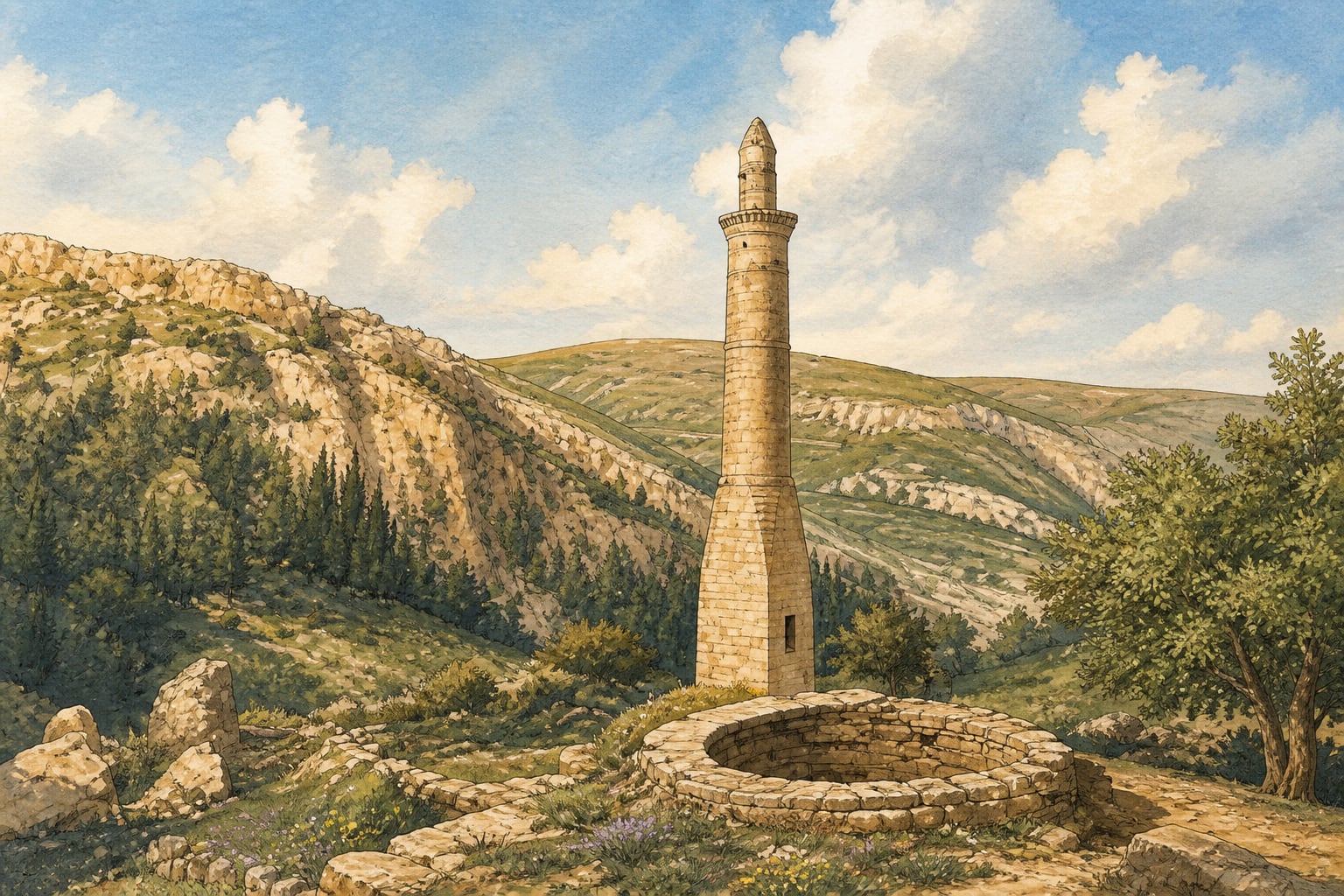 Besni Castle çizimi, Adıyaman