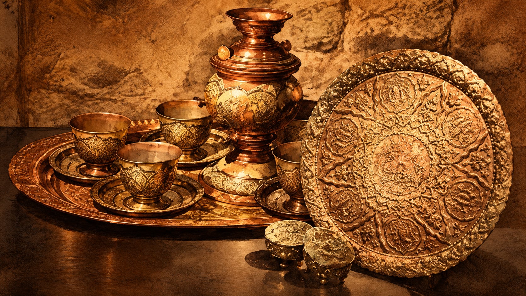Beta Yeni Han 1554 Coffee Museum çizimi, İstanbul