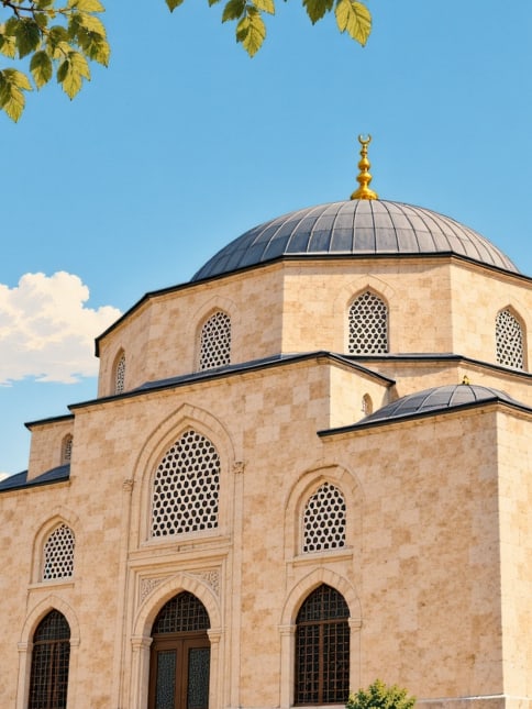 Ilustración: Mezquita de Bey, Aydın