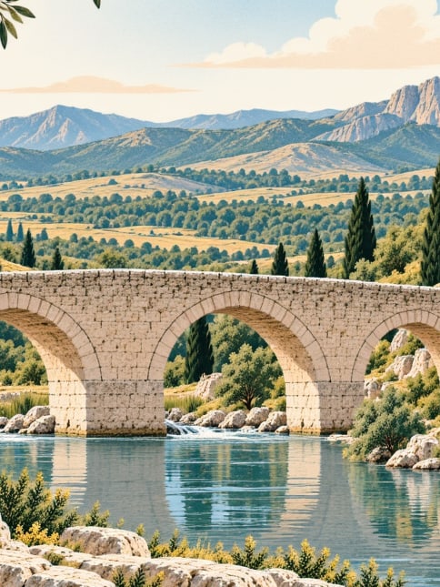 Ilustración: Puente de Beyaz, Şırnak
