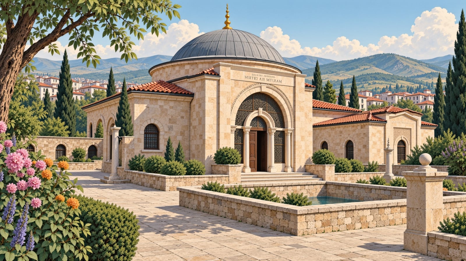 Beykoz Glass and Crystal Museum çizimi, İstanbul