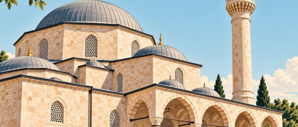Beylerbeyi Mosque çizimi, Edirne