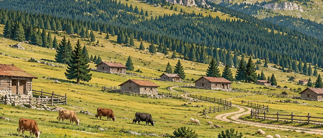 Beypazarı Eğriova Plateau çizimi, Ankara