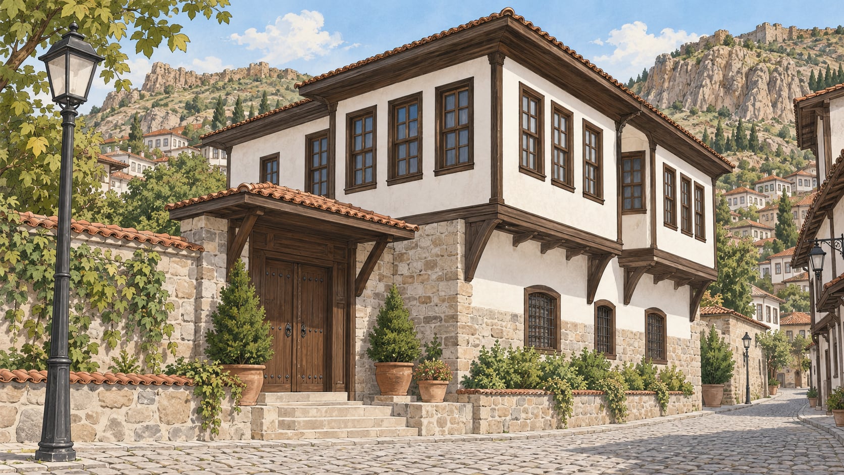Beypazarı Living Museum çizimi, Ankara