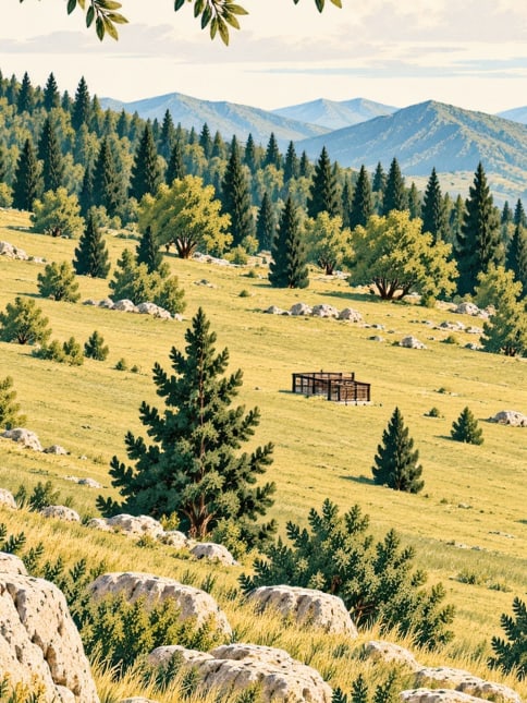 Ilustración: Meseta de Bilbilan, Artvin