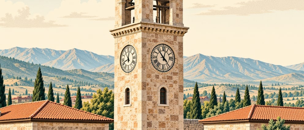 Bilecik Clock Tower çizimi, Bilecik