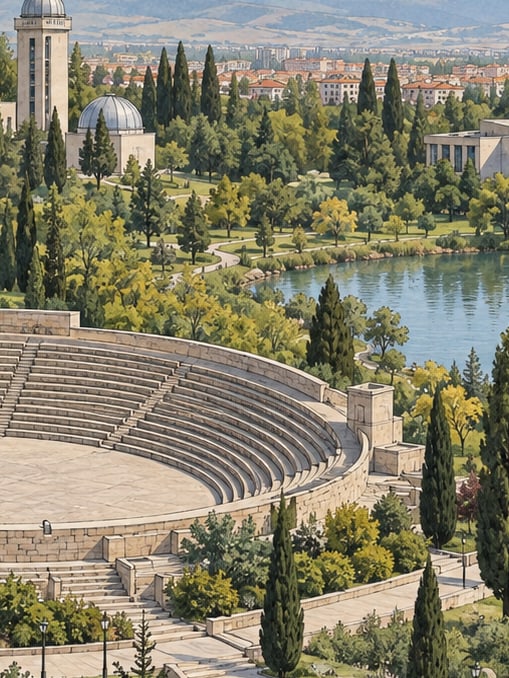 Ilustración: Parque de la Ciencia, la Cultura y el Arte, Eskişehir