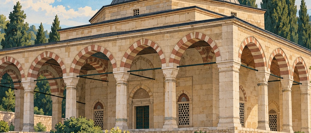 Binbir Oklu Ahmet Baba Tomb çizimi, Kırklareli