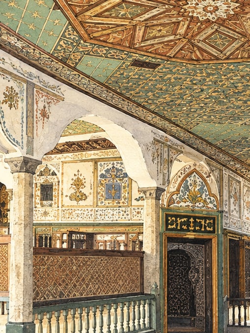 Ilustración: Mansión Çakırağa de Birgi, İzmir