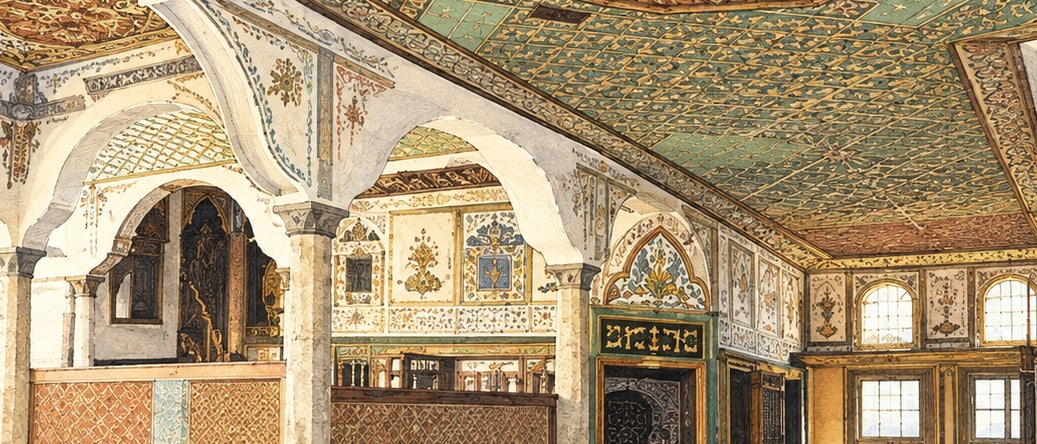 Birgi Çakırağa Mansion çizimi, İzmir