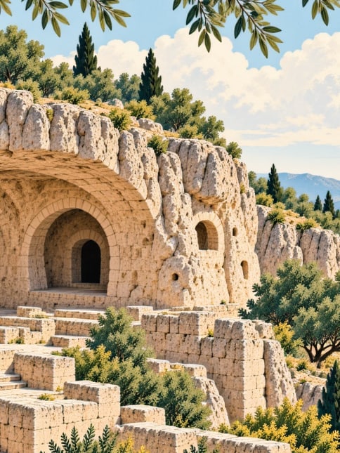 Ilustración: Cuevas de Birkleyn, Diyarbakır
