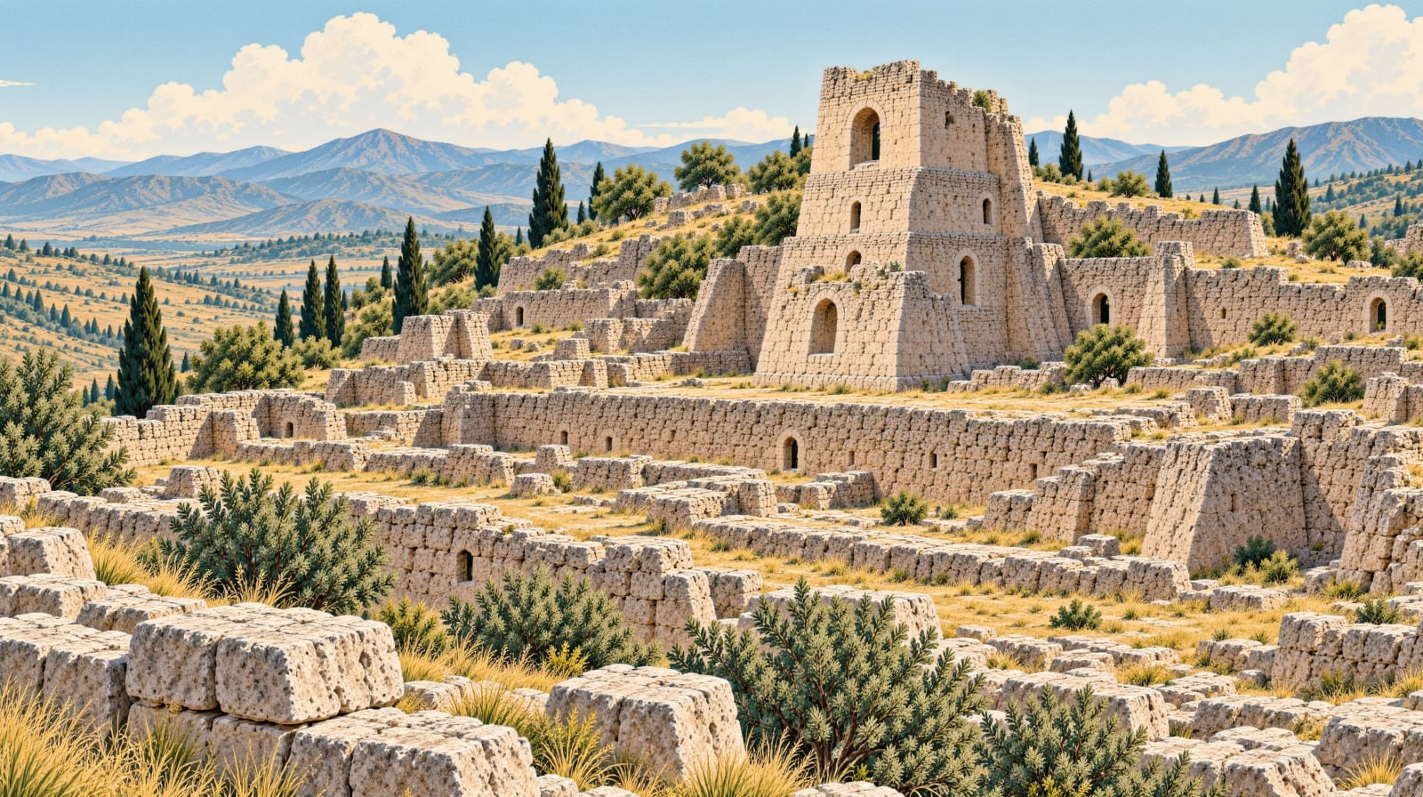 Bitlis Castle çizimi, Bitlis