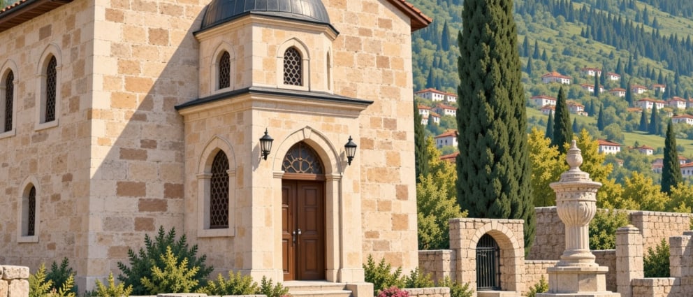 Böcek Ayazma Church çizimi, Bursa