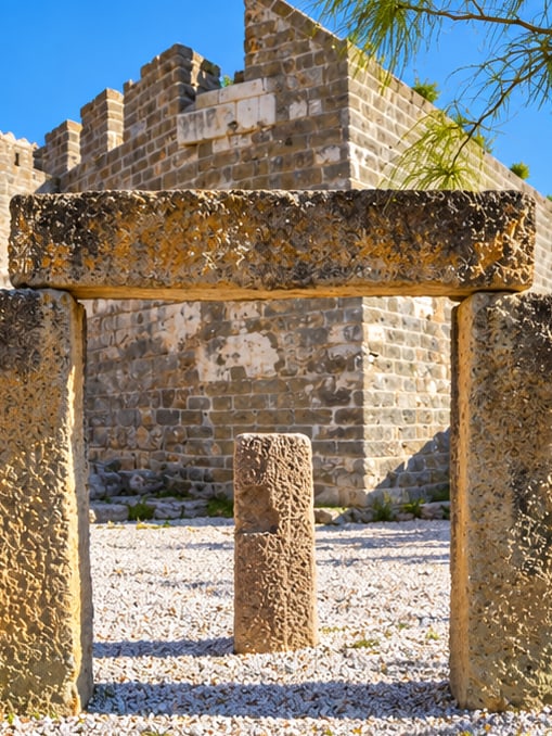 Bodrum Underwater Archaeology Museum (Bodrum Castle) çizimi, Muğla