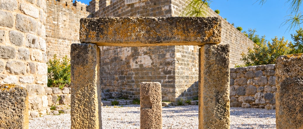 Bodrum Underwater Archaeology Museum (Bodrum Castle) çizimi, Muğla