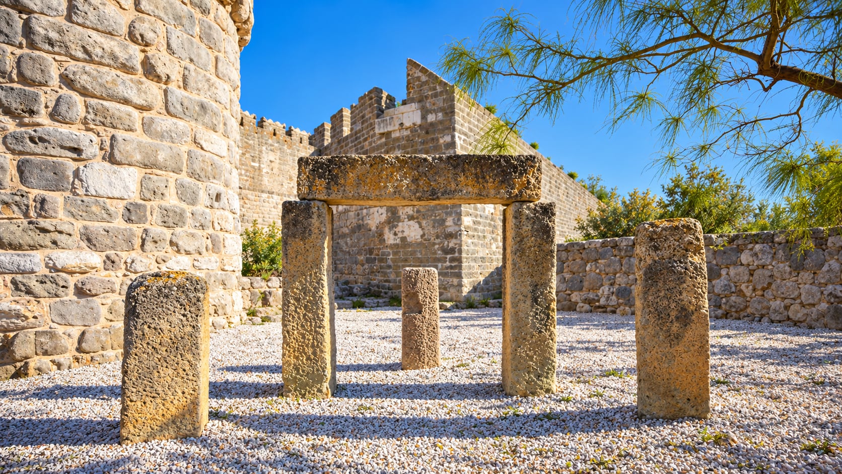 Bodrum Underwater Archaeology Museum (Bodrum Castle) çizimi, Muğla