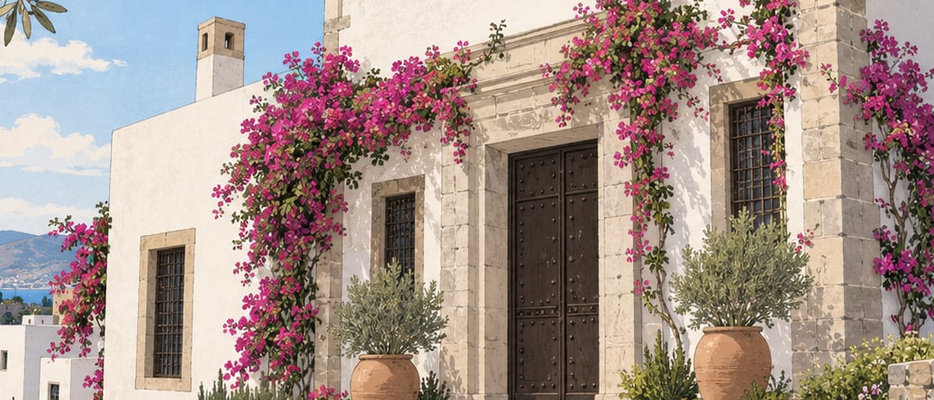 Bodrum Zeki Müren Art Museum çizimi, Muğla