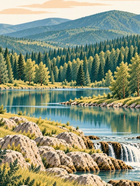 Ilustración: Parque Natural de Gölcük, Bolu, Bolu