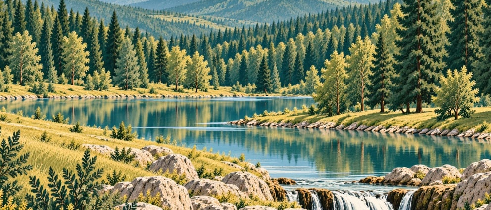 Bolu Gölcük Nature Park çizimi, Bolu